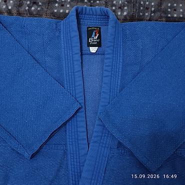nike tech fleec: Кимоно (дзюдо/дзю‑дзюцу) синего цвета — комплект куртка + штаны — 2