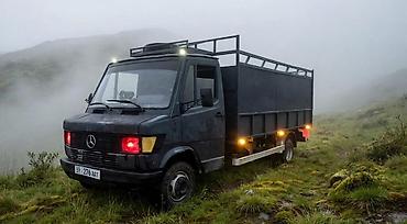 глушитель авто: Грузовой фургон Mercedes-Benz (рамный, задний привод) с бортовой — 4