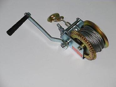 Dizalice: Ručni vitlo sa sajlom i kukom - Tip: mehanički ručni vitlo sa — 6