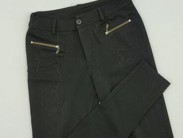 spodnie z jedwabiu naturalnego: Spodnie materiałowe damskie, rozmiar M