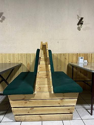 Банкетки: Банкетка, Без полок, цвет - Зеленый — 1