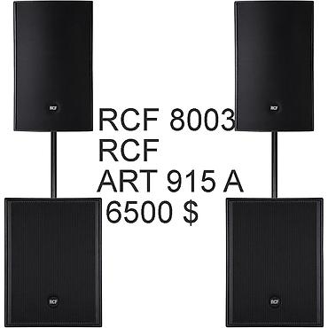 rcf: RCF 8003 + RCF ART 915 A+стойки и комутация- новый оригинал в упаковке — 1
