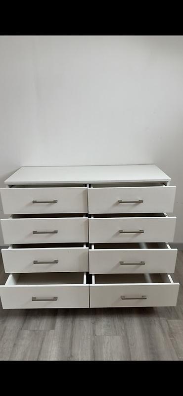 Спальные гарнитуры: Белый гарнитур для спальни/детской в современном минималистичном — 3