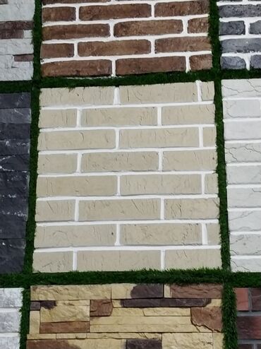 qapi dekoru: Dekorativ divar panelləri və üzlük daşları - Material: yüksək