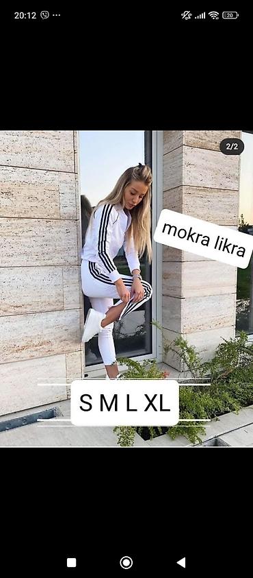 Gornji i donji deo: Komplet trenerka mokra likra 3000dinara ❤️ — 10