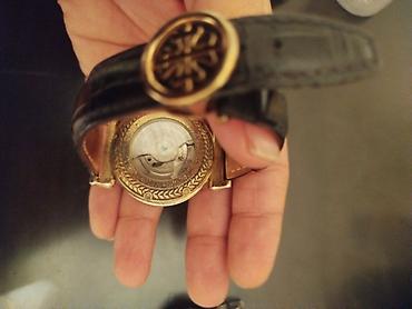 Aksesuarlar: Patek Philippe tərzində mexaniki qol saatı - Korpus: qızılı tonlarda — 2