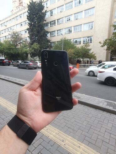 samsung note 7 qiymeti: Xiaomi Redmi Note 7, 64 GB, rəng - Qara, 
 Zəmanət, Barmaq izi, İki sim kartlı