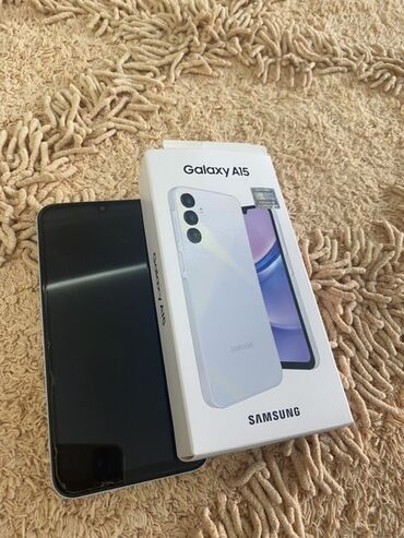 Samsung Galaxy A15, 128 GB, rəng - Ağ, Zəmanət, Sənədlərlə