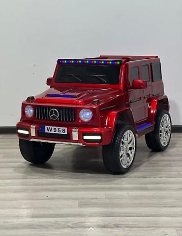 Детские электрокары: Uşaq elektrik maşını – krossover tipli model, qırmızı rəng. - Korpus — 1