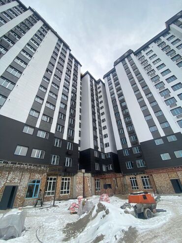 1 ком квартира кок жар: 2 комнаты, 44 м², Элитка, 12 этаж, ПСО (под самоотделку)