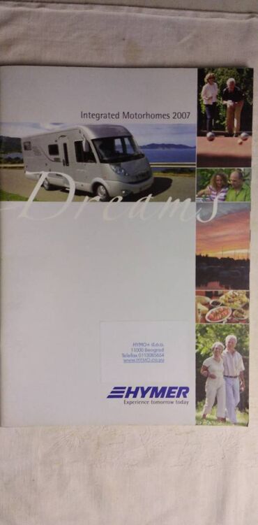 Knjige i stripovi: Prospekti za kampere Hymer 2007 god.Cena za kom — 5