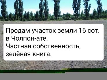 продажа участок арча бешик: 16 соток, Бизнес үчүн, Техпаспорт, Сатып алуу-сатуу келишими, Үлүштүк катыш келишими