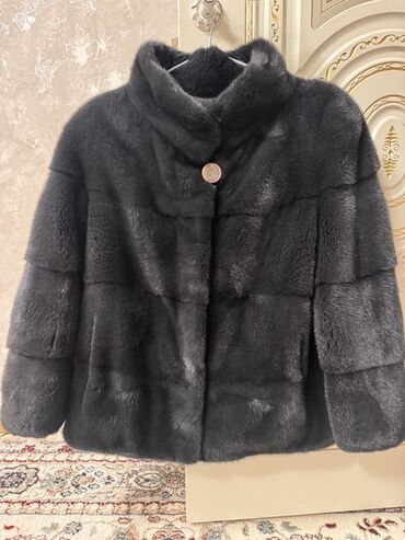 дождевик двойка: Шуба, Норка, Короткая модель, M, L