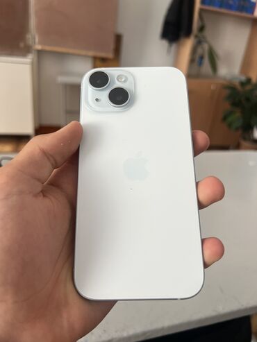 Apple iPhone: IPhone 15, Б/у, 128 ГБ, Чехол, 90 %
