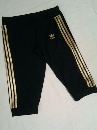 original adidas trenerke: M (EU 38), Pamuk, bоја - Crna, Jednobojni