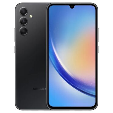 наушники для айфон: Samsung Galaxy A34 5G, Б/у, 128 ГБ, цвет - Черный, 2 SIM