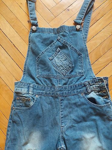 tulum cins: Yeni 36 38 razmer jeans kombinizon satilir geyilmeyib yenidi — 1