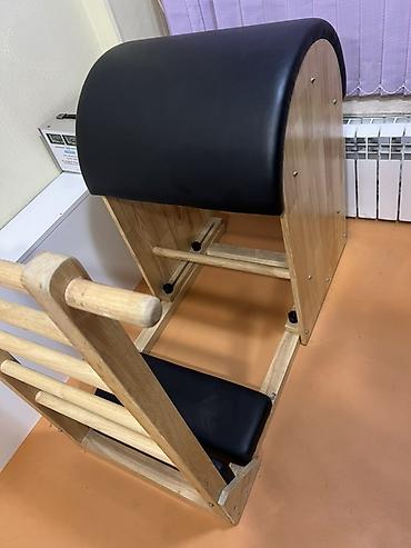 İdman və hobbi: Pilates Barrel (Ladder Barrel) – ağac konstruksiya və dəri örtüklü — 3