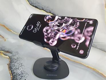 Samsung Galaxy S20 Ultra, Б/у, 128 ГБ, цвет - Черный, 1 SIM, 2 SIM