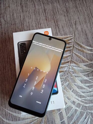 xiaomi mi not 10: Xiaomi Redmi Note 11, 128 GB, rəng - Mavi, 
 Sensor, Barmaq izi, İki sim kartlı