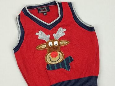 czerwone body niemowlęce: Sweter, Cool Club, 9-12 m, stan - Dobry