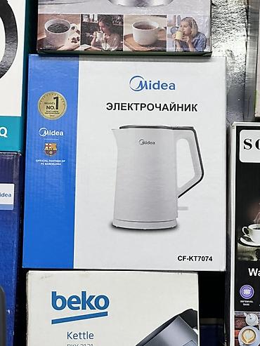 чайники тефаль: Электрочайник Midea CF-KT7074 - Тип: электрический чайник - Корпус — 1