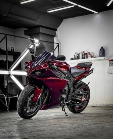 электронные мотоциклы: Спортбайк Yamaha, 1000 куб. см, Бензин, Взрослый, Б/у