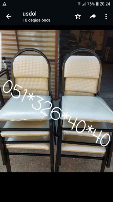 Stullar: Stol stul masa ve oturacaq destleri tek-tek ve ya Komplekt Wekilde — 13