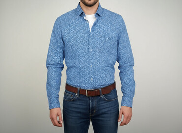 ubrania w stylu boho: Shirt for men, size XL (EU 42)