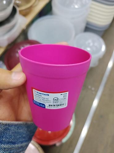Стакан пластиковый Ucsan Plastik M-210 - Объем: 250 мл - Материал