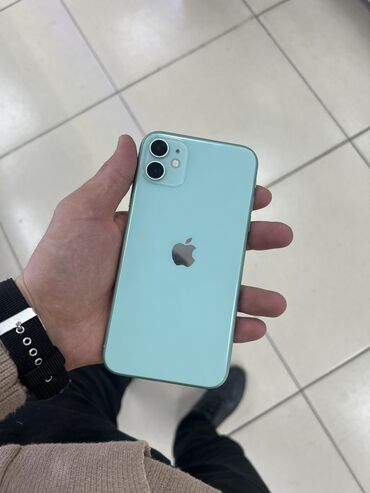 Apple iPhone: IPhone 11, Б/у, 128 ГБ, Зеленый, 100 %