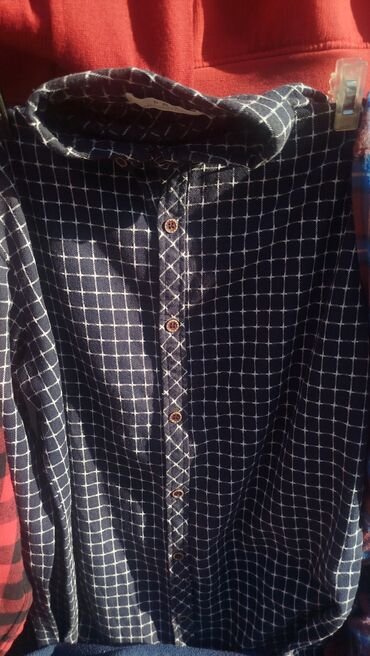 Рубашки: Продаю фанельковые рубашки 100% хб привозные Корея б/у в отличном — 9