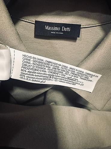 Kişi geyimləri: Polo köynək, Massimo Dutti, M, rəng - Boz — 4
