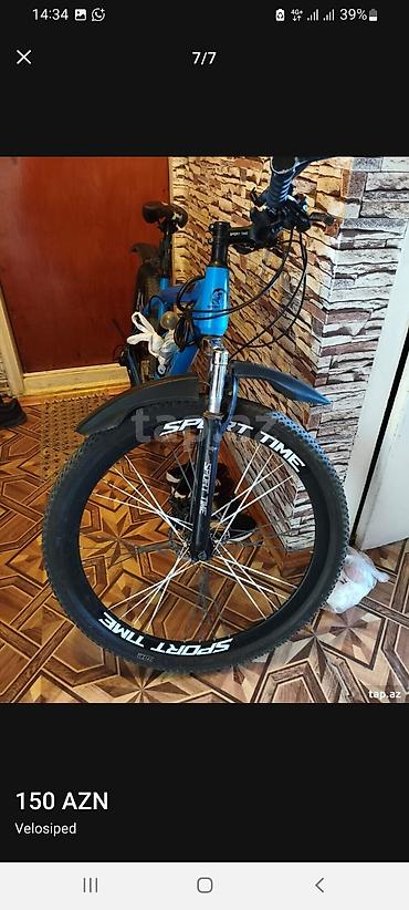 Velosipedlər: Məhsul: Sport Time dağ velosipedi Xüsusiyyətlər: - Rəng: mavi - — 6
