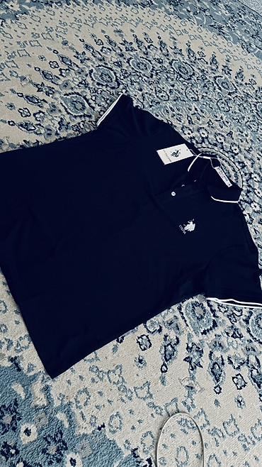 футболки u s polo: Мужская футболка, M, Us Polo Assn, Новый, цвет - Синий, Самовывоз, Платная доставка — 1