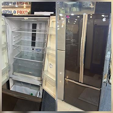 ps4 1 tb: Hitachi yanbayan qapılı soyuducu (French Door) – qəhvəyi/qara parlaq — 1