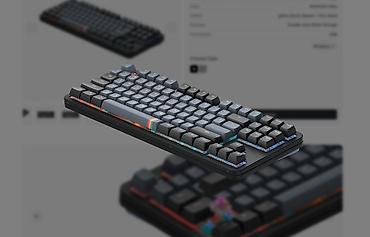 logitech mx: Клавиатура, Dark Project, Механическая, Проводное подключение, Размер: 80% — 3