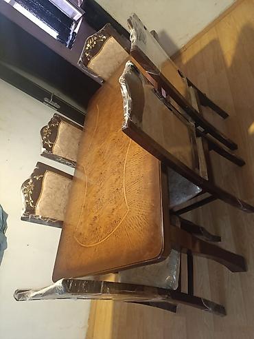 taxt kravati: Mebel dəsti – qonaq və yataq otağı üçün - Geniş şkaf: təbii ağac — 6