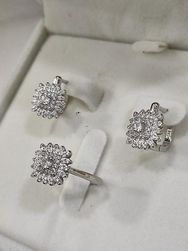 Серебряные наборы украшений: Серебряный Набор под Бриллианты Серебро 925 пробы Качество отличное — 3