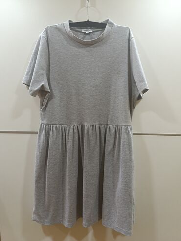 mizan spavacice za trudnice: 3XL (EU 46), color - Grey, Oversize, Short sleeves