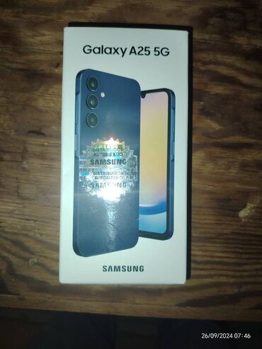 samsung s4: Samsung Galaxy A25, 256 GB, rəng - Qara, Zəmanət, Barmaq izi, İki sim kartlı