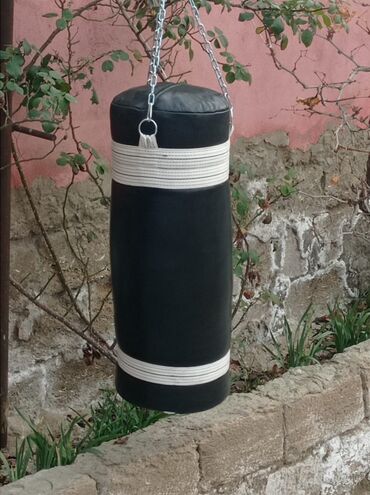 Boks aparatları: Dəri zamenitel brezent materiallarından boks kisəsi sifariş qəbul — 19