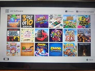 Nintendo Switch: 🎮 Nintendo Switch 32GB + 400GB microSD ✨ Stanje kao novo (praktično — 4