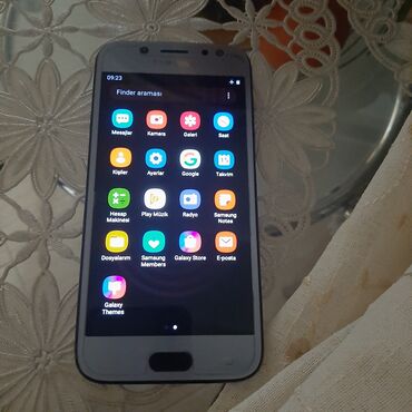 telefon ekrani: Samsung Galaxy J5, 16 GB, rəng - Qara, Sensor, Barmaq izi, İki sim kartlı