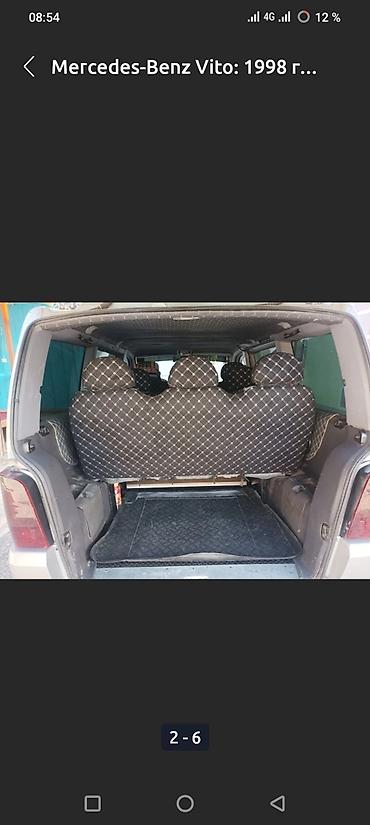 м рул: Mercedes-Benz Vito: 1998 г., 2.3 л, Кол менен иштөөчү, Дизель, Вэн/Минивэн — 5