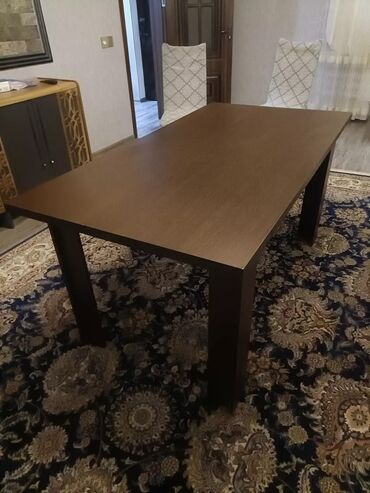 stol 2ci əl: Qonaq masası, İşlənmiş, Açılmayan, Dördbucaq masa, Azərbaycan