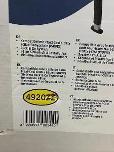 Autosedišta: Maxi-Cosi ISOFIX baza za auto-sedište (sa potpornom nogom) - — 26