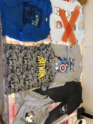 Köynəklər: 5-7 yasha geyimler,yaxshi veziyyetde,hem shalvar hem koynekler — 12