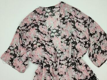 bluzki w różowe kwiaty: Bluzka Damska, New Look, L, stan - Bardzo dobry