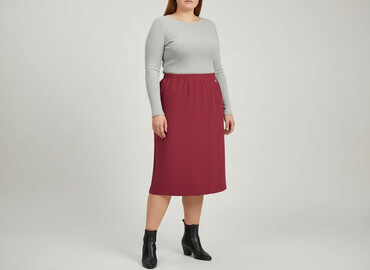 spódniczka w kratke obcisla: Spódnica damska, rozmiar 4XL